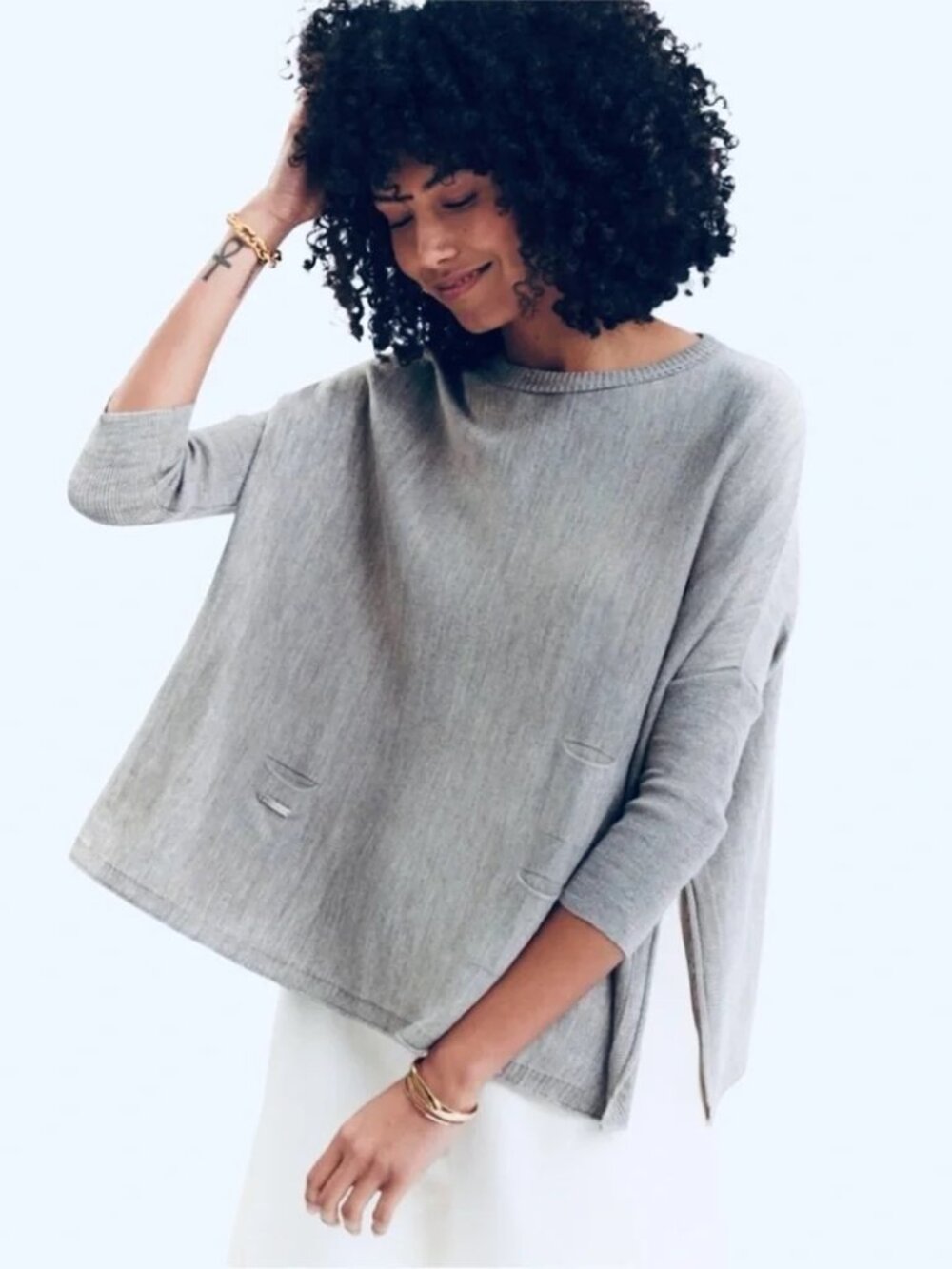 Mersea Gray Catalina Sweater